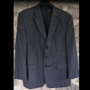 Navy Tweed Blazer by Haggar Men's Size 46L